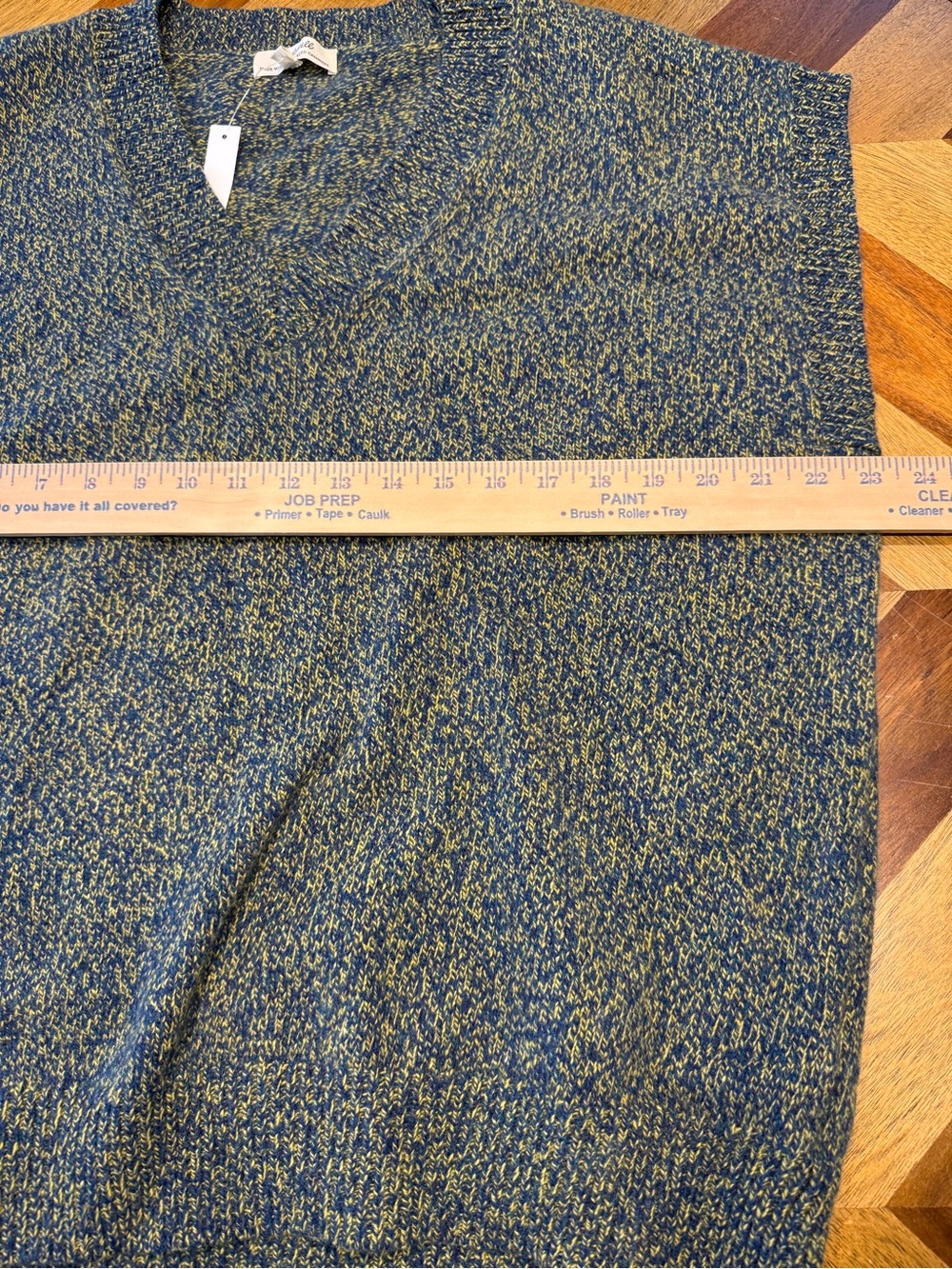 Madewell Donegal (Re)sponsible Cashmere V-Neck Sweater Vest new with tag - Picture 9 of 10